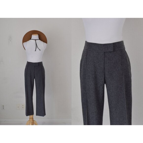 Vintage 90s Wool/Nylon Trousers size 6 | 29 waist - Picture 1 of 10